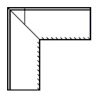 Half Mitre or Butt Joint with Mitre